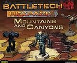 Toy Catalyst Game Labs 35142 Battletech Hex Pack - Mountains And Canyons Book