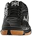 Mizuno Women's Wave Hurricane 3 Volleyball Shoes, Black/Silver, 8 B US