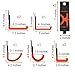 Garage Storage Hooks Garage Utility Hooks Storage Garage Organization Hooks Garage Wall Hooks Bike Hooks Tool Hooks Heavy Duty Utility Hooks Ladder Tools Hook organization Hooks Tools Hanger Holder