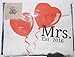 Mr. and Mrs. Aprons Est. 2016 With Heart Wedding Gift For Couples His and Hers Bridal Shower Engagement Anniversary