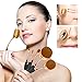 COLOR CLEANER Oval Soft Makeup Brushes Set, 10pcs Professional Cosmetics Tool Foundation Concealer Contour Blush Tool Powder Blusher Makeup Kit with Box Package - Black