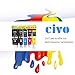 CIVO Ink Cartridges Compatible Replacement for Inkjet Printer PGI-225 & CLI-226 with Ink Level Indicator (10 Pack (2 PGI-225BK, 2 CLI-226BK, 2 CLI-226C, 2 CLI-226M, 2 Y))