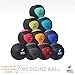 Medicine Exercise Ball with Dual Texture for Superior Grip by Day 1 Fitness - 6 Pounds - Fitness Balls for Plyometrics, Workouts - Improves Balance, Flexibility, Coordination
