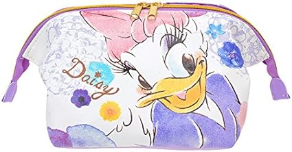 Amazon ディズニー デイジー ふんわり水彩タッチのがま口 ポーチ ペンケース 化粧 コスメ メイク ディズニーストア グッズ 限定 キャラクター ペンケース 文房具 オフィス用品