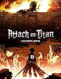 Attack On Titan Coloring Book: Japan Manga Coloring