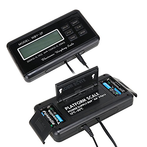 660LBS LCD Postal AC Platform Digital Scale Shipping Floor Bench 300KG Weigh - Thumbnail 4