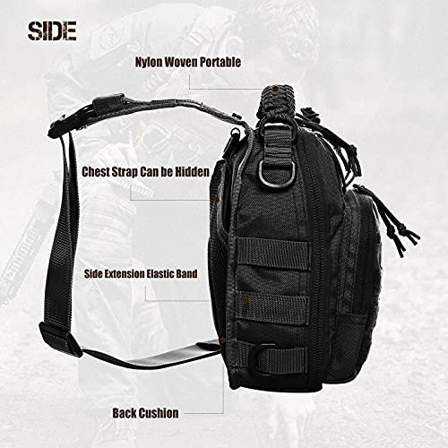 ANTARCTICA Tactical Sling Bag Pack Military Shoulder Backpack Molle Range Bag EDC Small Day with