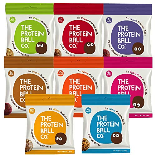 The Protein Ball Co Selection Taster Box All Natural Healthy Snack No