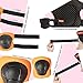 eNilecor Kid's Knee Pads Elbow Pads Wrist Guards for Skateboarding Cycling Skating Roller Blading Protective Gear Pack of 6 (Black/Orange)