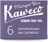 Kaweco Midnight Blue Fountain Pen Ink Cartridges Pack of 6 1ml view 2