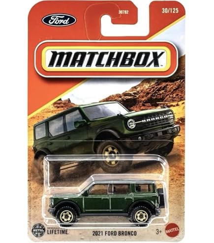 Amazon.com: Matchbox 2022 Ford Bronco Sport (Green), 1:64 Scale