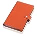 BTSKY Book Style Credit Card Holder Business Name Card Book ID Card Organizer--For 300 Business Cards (Orange)