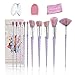 14PCS Makeup Brushes Set, MYSWEETY 10Pcs Unicorn Makeup Brushes Foundation Eyeshadow Brushes + 2pcs Silicone Makeup Sponge + 1pc Makeup Brush Egg + 1pc Makeup Brush Bag