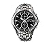 Seiko Men's Excelsior Black Ion Finish Solar Chronograph Watch