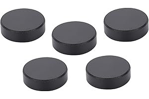 Yoidesu Lens for 25mm C-Mount Lens,2 Colors 5pcs C Mount Rear Lens for CCTV TV Lenses(Black)