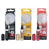 Travalo by Travalo, 3 Pack Refillable Travel Perfume Bottle Atomizers Black, Gold and Red