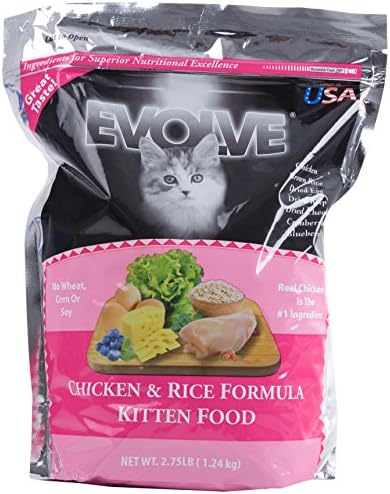 Evolve Grain Free Deboned Chicken, Pea, & Sweet Potato Recipe Kitten Formula
