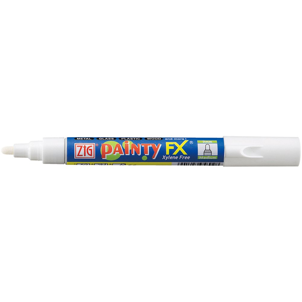 Zig Painty FX Medium Tip MarkerWhite Amazon.in Home Improvement