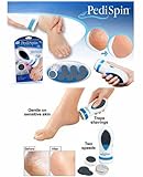 Pedi Spin Professional Electric Callus Remover, White