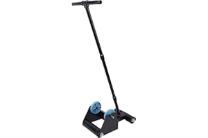 Luocute Floor Tape Marking Machine, Manual Hand Push Lane Marking Applicator with High Strength Rollers and Adjustable Scale,