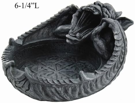 Gargoyle Ashtray Statue Cold Cast Resin Figurine