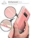 VENA Galaxy S8 Plus Case, [vAllure] Wave Texture [Bumper Frame][CornerGuard Shockproof | Strong Grip] Slim Hybrid Cover for Samsung Galaxy S8 Plus (Gold/Coral Pink)