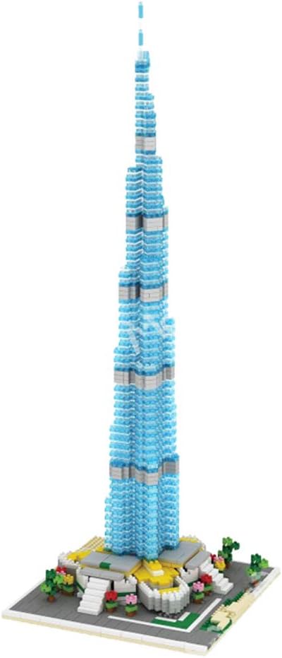 Football Trophy 3D Puzzle Model, Burj Khalifa Tower DIY Puzzle, Small Grain Diamond Mini Assembled Children'S Toys Adult Building Blocks