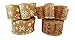 Christmas Holiday Burlap Ribbon with Wired Edge - Decorate Wreaths, Gift Wrap, Christmas Tree, Bows, DIY Craft Projects - 2 Rolls, Each 2.5 Wide x 10 Yards Long