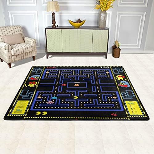 Amazon.com: Namco Pac Man Arcade Game Carpet 8.5' x 11.5' : Home