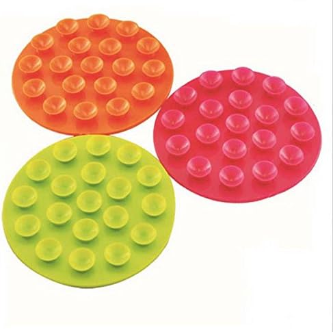 Alfto Two Sided Baby Suction Cup Mat 19 Holes Tableware Sucker Anti-slip Mats Coaster Bowl Dish Bowl Cup Non-slip Pad Coaster