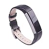 Voor Fitbit Alta Band Leer, AISPORTS Fitbit Alta HR Band Lederen Band Smart Horloge Vervanging Bandjes Metaal Klassieke…