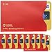 RFID Sleeves Credit Card Sleeve – Credit Card Protector Sleeves Blocks Credit Cards Transfer of Data Protecting Against Thieves Electronic Pickpocketing – Black RFID Credit Card Sleeves
