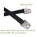 TV and Furniture Straps - Anti-Tip Safety Straps - Furniture Wall Straps for Baby Proofing and Child Safety (2 Pack) (Black)