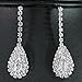 Women's Wedding Jewellery Sets Crystal Rhinestone Water Drop Bride Earrings & Necklace