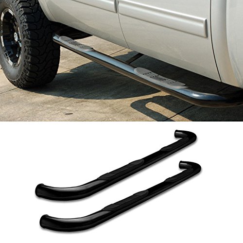 Buy VioGi 2pcs 3" Round Carbon Steel Side Step Nerf Bars Running Boards