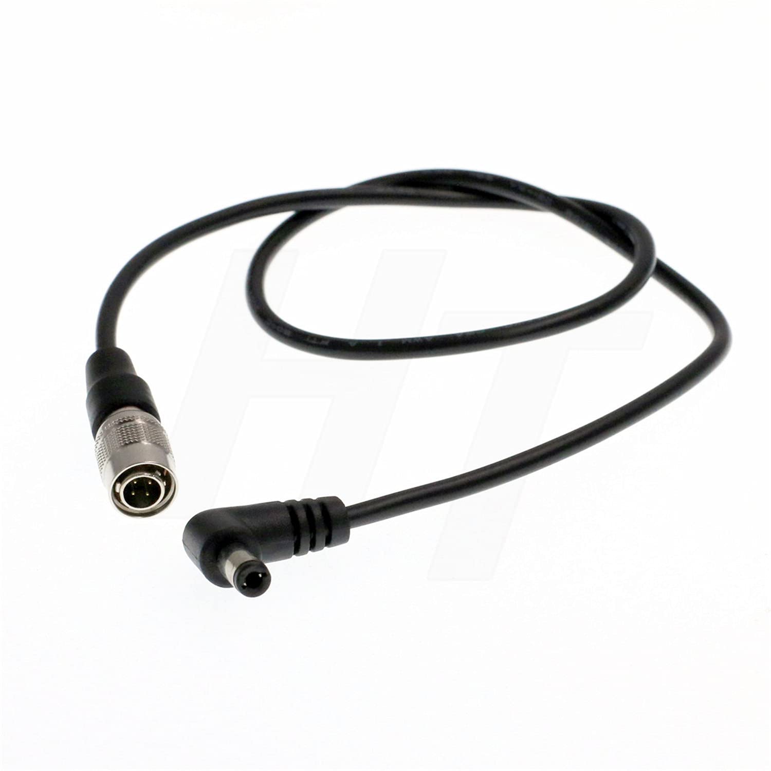 Power Cable Hirose 4 Pin Male to Right Angle DC Barrel 5.5 * 2.5mm for Sound Devices 688 722 Zaxcom Zoom F8 Recorder Mixer Monitor