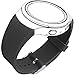 CoJerk Silicone Watch Band for Samsung Gear S2 - Black Twill