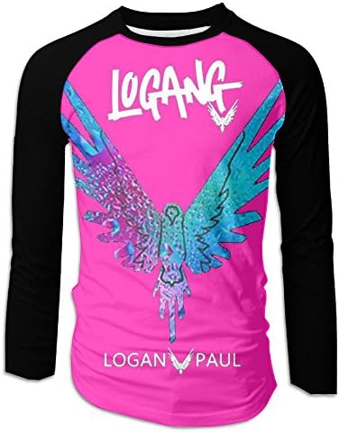 Logan Paul Oil Painting Maverick Pullover Hood Shirt Long Sleeves Pink
