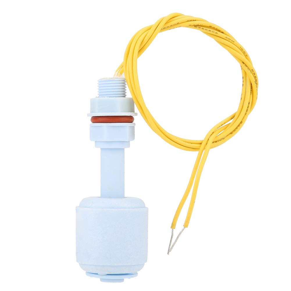 110V Water Float Switch Water Level Sensor Plastic Ball Float Vertical Switch for Aquarium Pump Liquid Aquarium Control Vietness Regulator