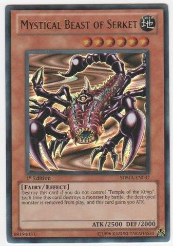 Yu-Gi-Oh! - Mystical Beast of Serket (SDMA-EN037) - Structure Deck: Marik - 1st Edition - Ultra Rare