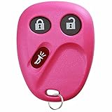 KeylessOption Keyless Entry Remote Control Car Key Fob Replacement for LHJ011 - Pink