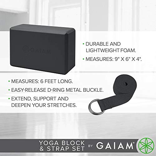Gaiam-Yoga-StrapBlock-Combo-Black
