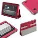 iGadgitz Pink 'Portfolio' PU Leather Case Cover for Acer Iconia Tab A500 A501 10.1 Android Tablet 16gb 32gb