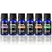 NATRÄL Essential Aromatherapy Set of 6, 100% Pure and Natural Essential Oil, 6/10ml Bottles