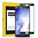 SPARIN Galaxy Note 7 Screen Protector, [Full Coverage] Curved Tempered Glass Screen Protector for Samsung Galaxy Note 7 with [9H Hardness] [Anti-Scratch] [Bubble Free] [Ultimate Clarity], Black