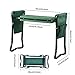 Wuudi Folding Garden Kneeler Seat Bench with Two Tool Pouches and Kneeling Pads Used in Gardening Work