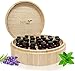 Large Essential Oil Box - Holds 37 Bottles - Real Wood Storage Organizer for 5ml, 10ml and 15ml and Roller Bottles - Sustainable Raw Finish can be Painted & Stained