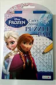 Frozen Carry Along Puzzle Pad: Bendon: 9781453080795: Amazon.com: Books