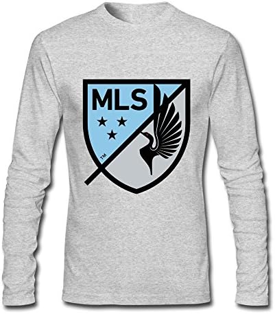 QIANMY Men's Minnesota United Fc Nasl Logo Long Sleeve T-shirts Size M
