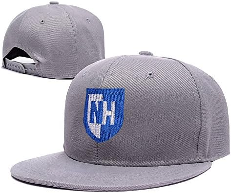 RHXING New Hampshire Wildcats Adjustable Snapback Embroidery Hats Caps Grey